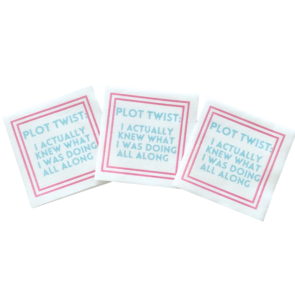 MAHJONG NAPKINS | 5'' x 5'' Luxury, Linen-Feel, Eco-Friendly