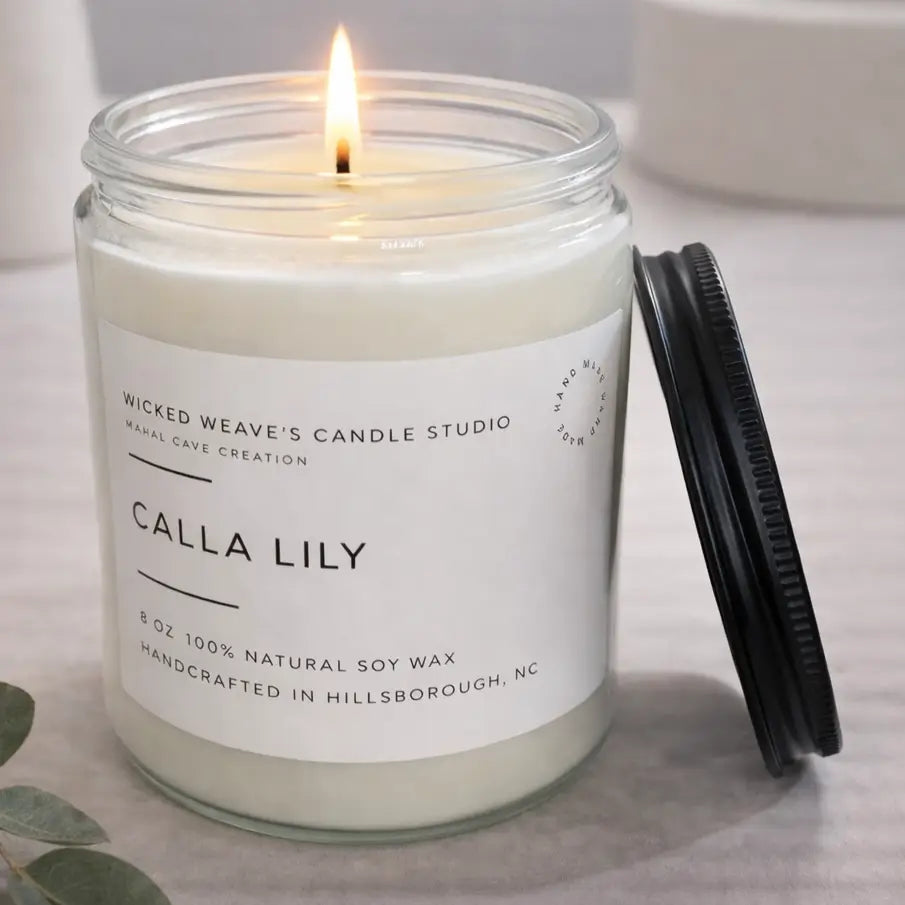 Calla Lily Soy Wax Candle