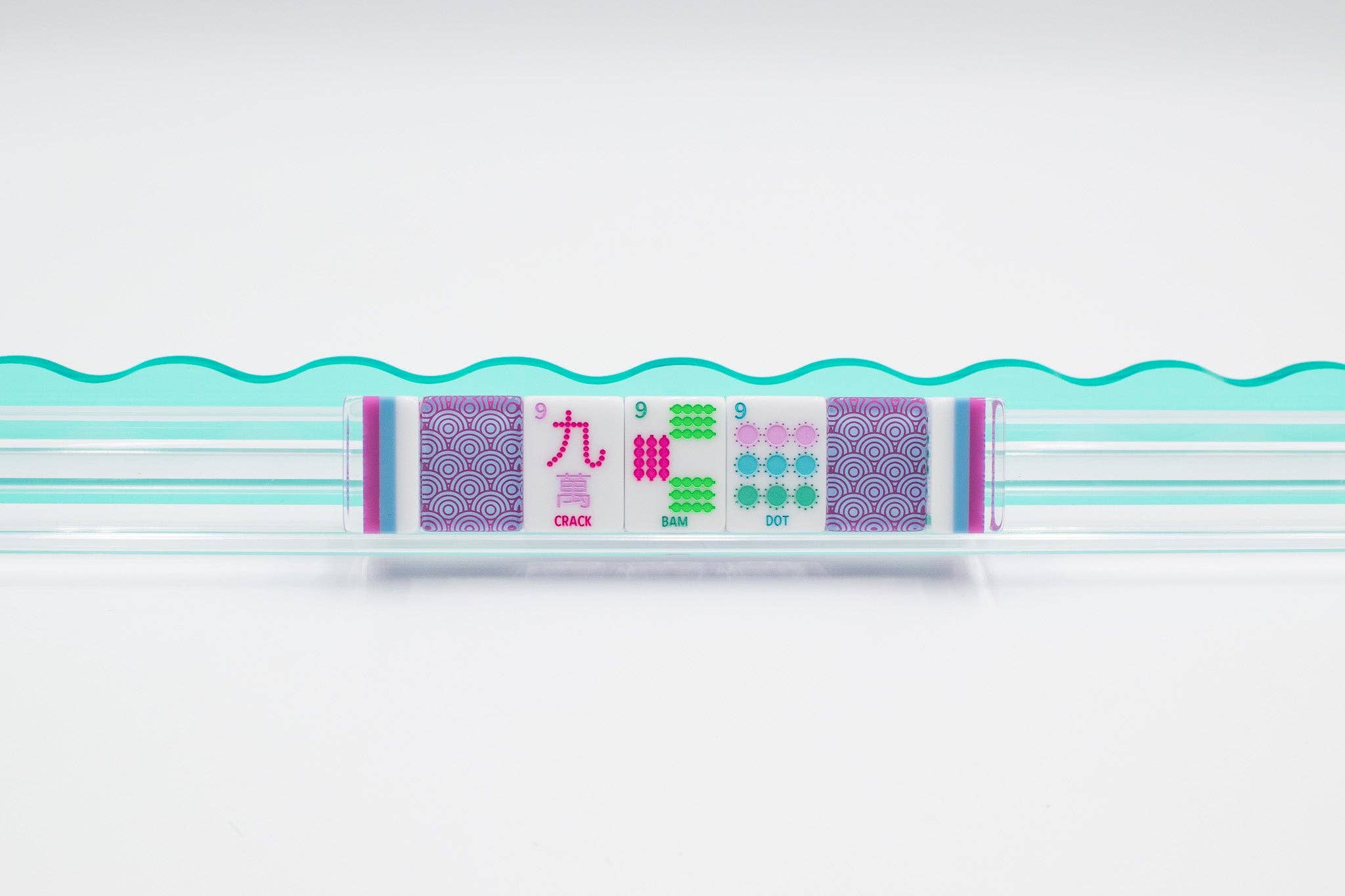 Crystal Confetti Purple | Mahjong with a Sprinkle of Color