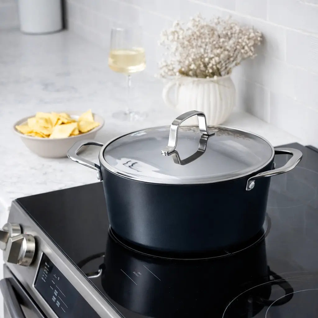 Stock Pot with Lid — 4.5-QT.