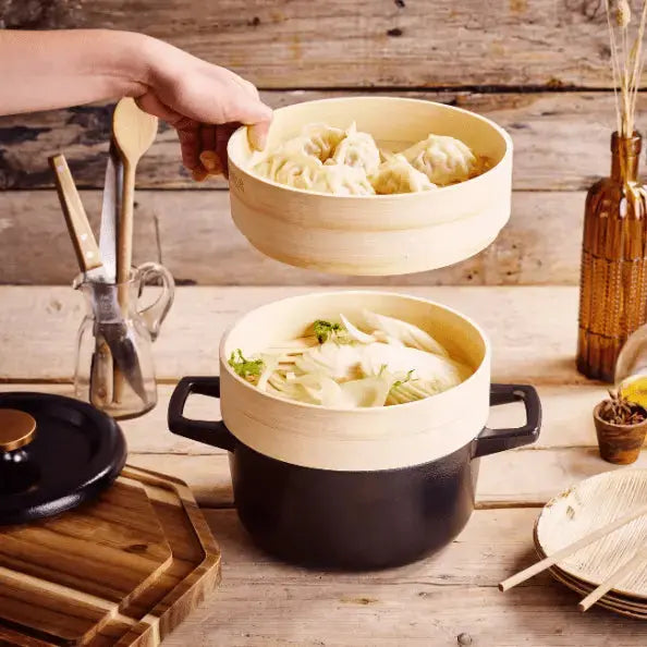 Cocotte with Steamer Inserts — 2.5 QT