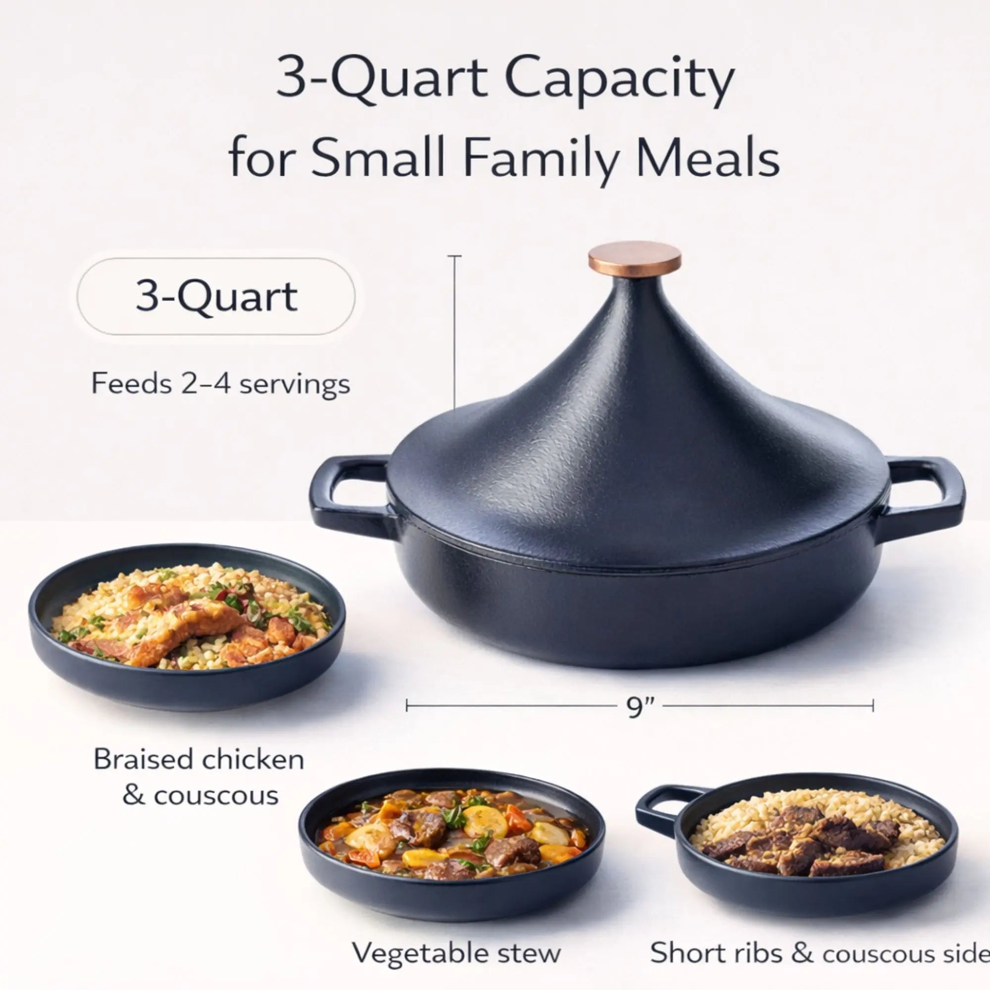 Moroccan Tagine — 3 QT.