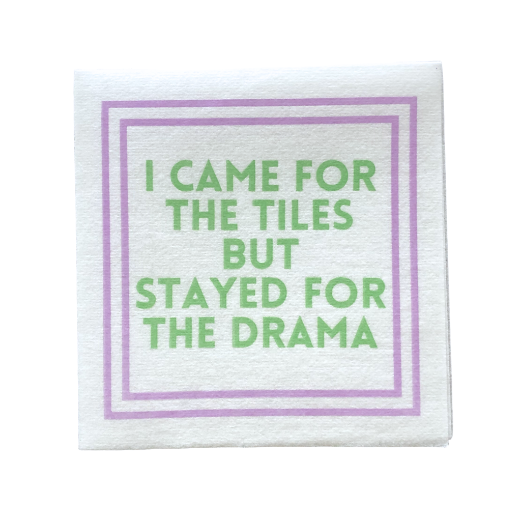 MAHJONG NAPKINS | 5'' x 5'' Luxury, Linen-Feel, Eco-Friendly