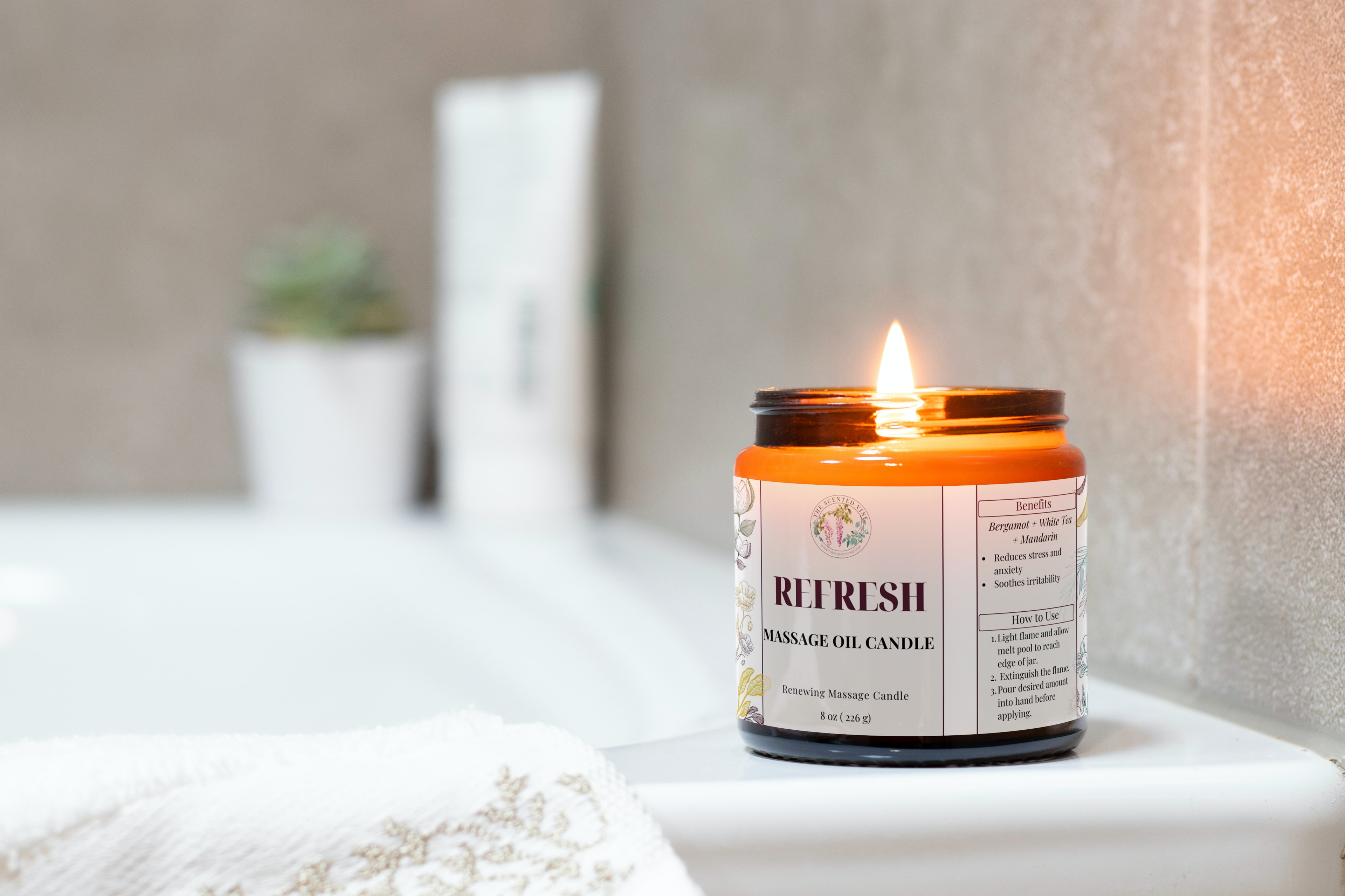 Massage Oil Candle