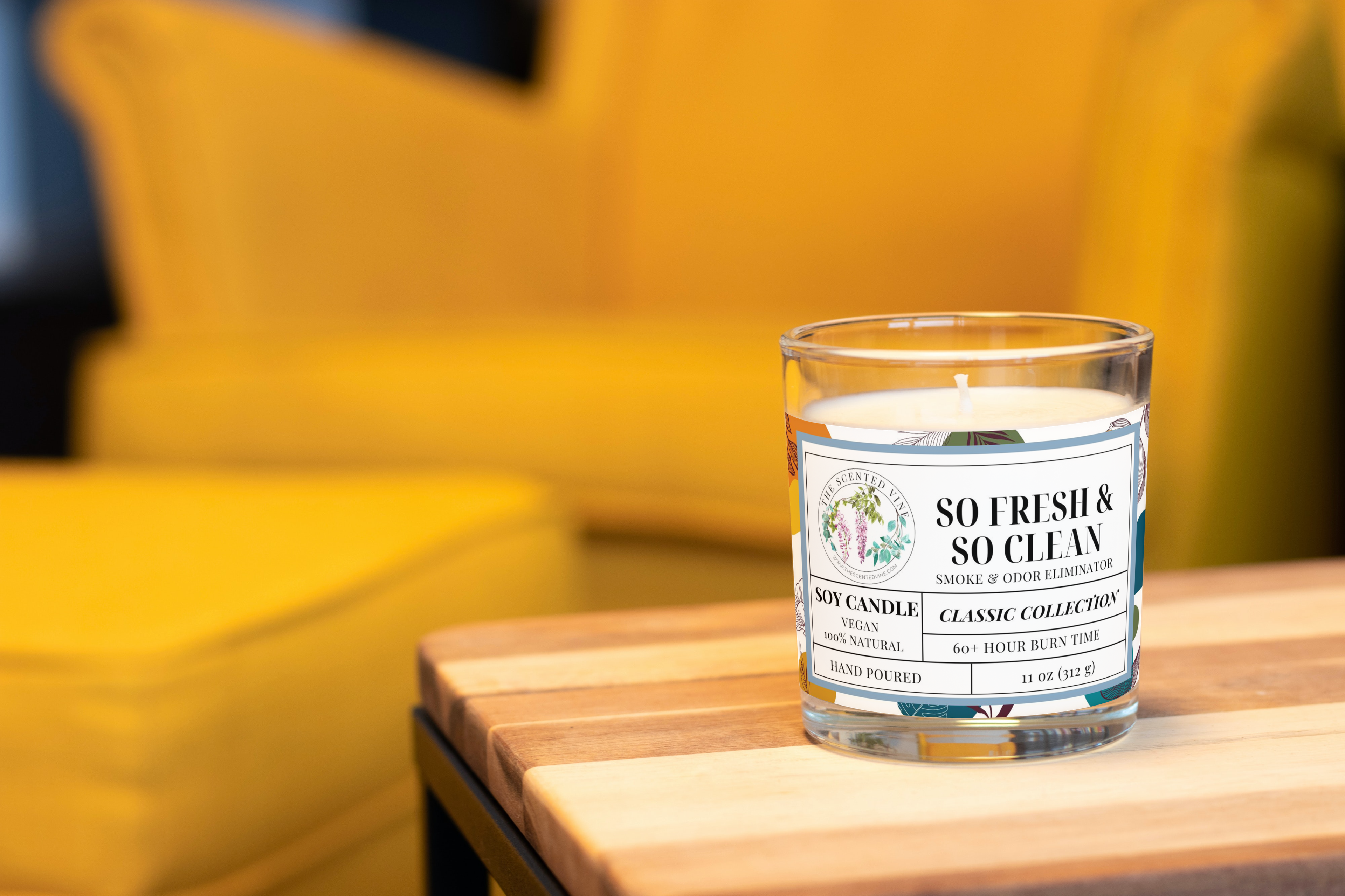 So Fresh & So Clean Candle (Smoke and Odor Eliminator)