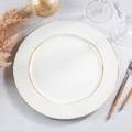 Ivory Distressed 13" Charger Plate