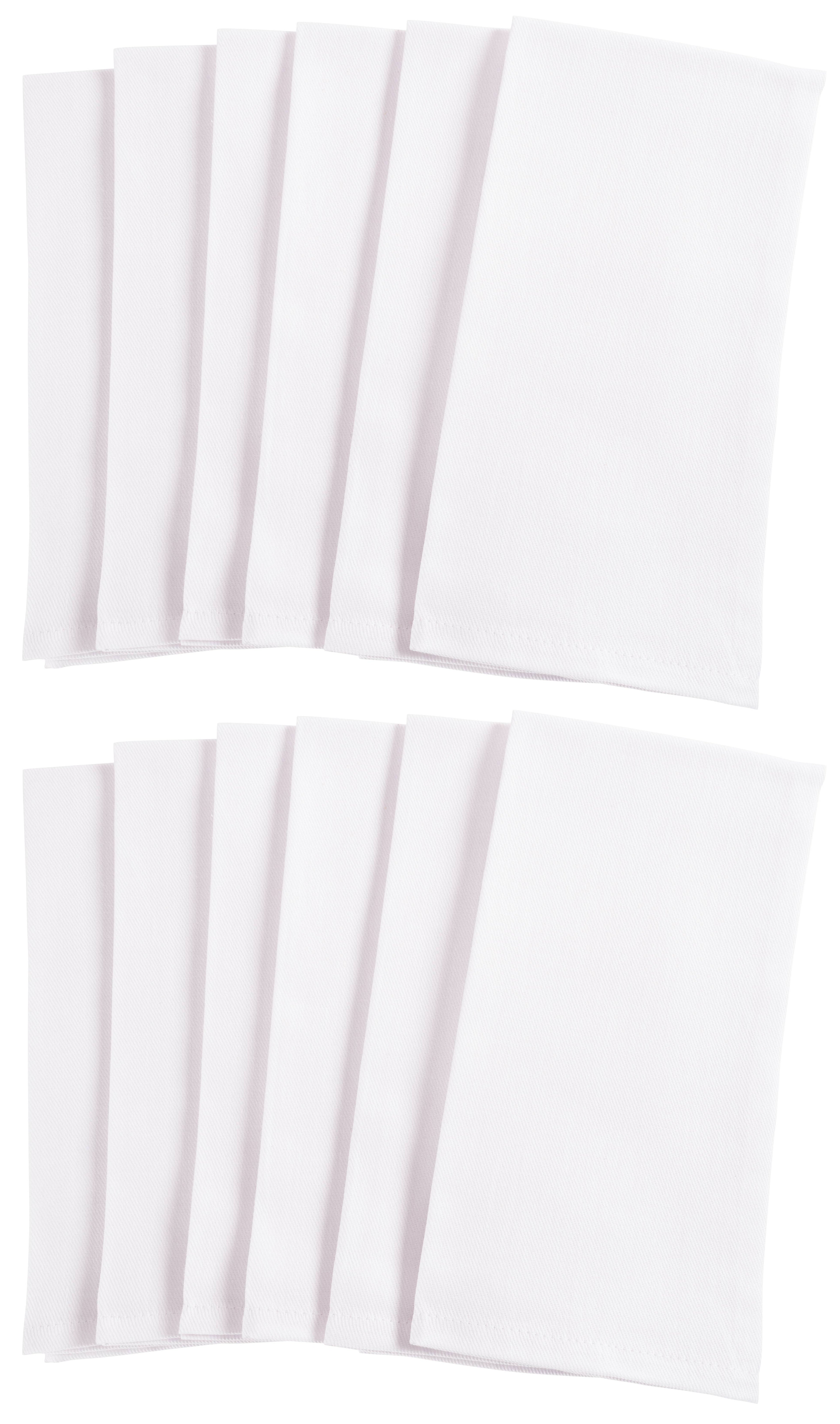 Chateau Easy Care Dinner Napkins - Set of 12