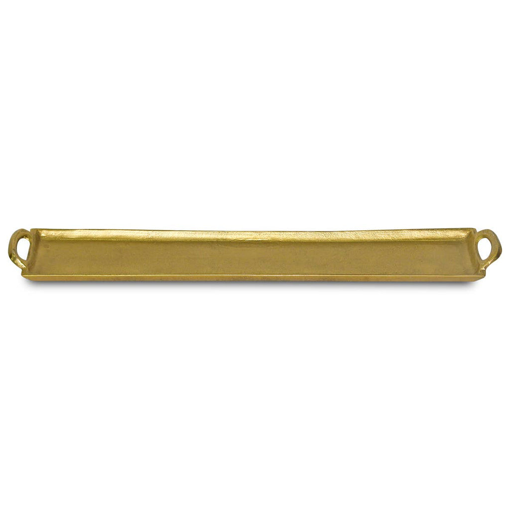 Gold Textured Tray with Handles