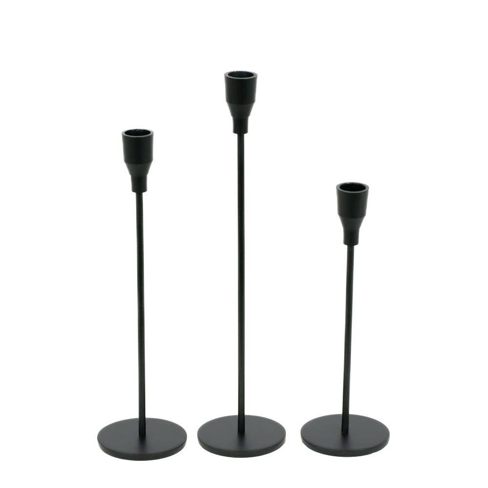 14,12,10" Iron Candle Holders