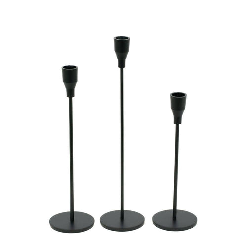 14,12,10" Iron Candle Holders