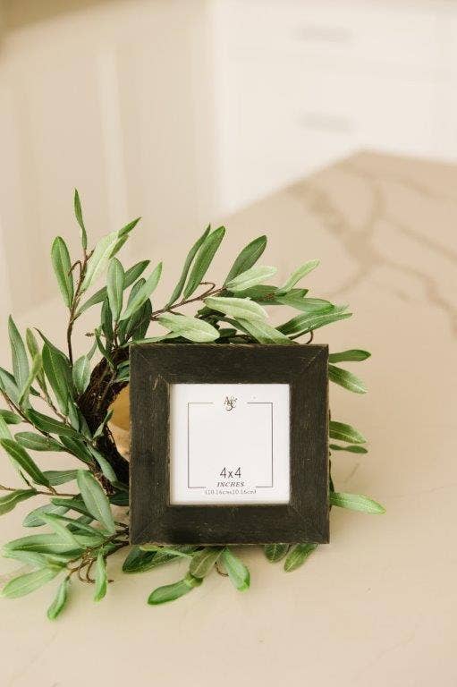 6x6 Solid Black Wood Frame