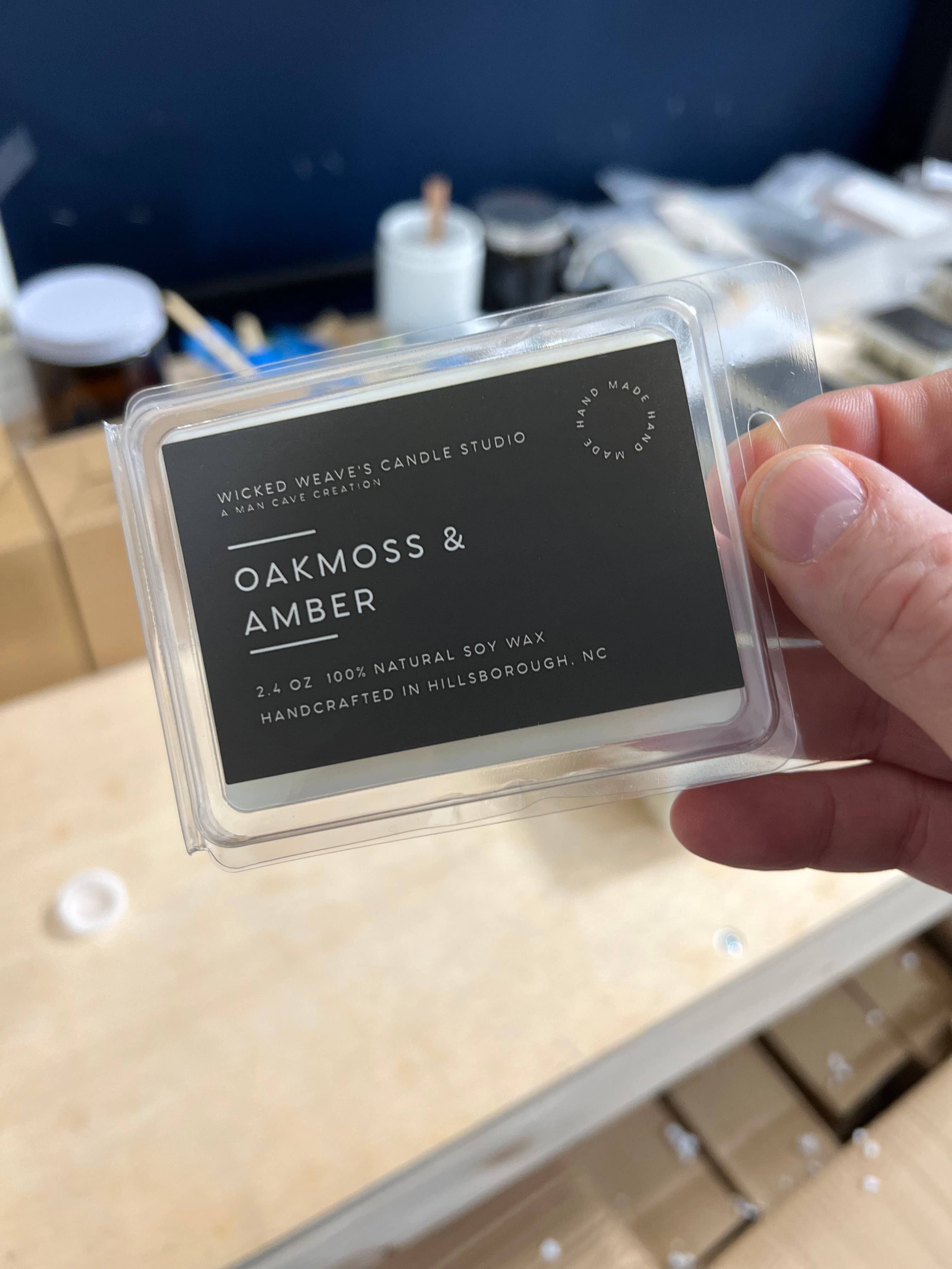 Oakmoss & Amber Soy Wax Candle