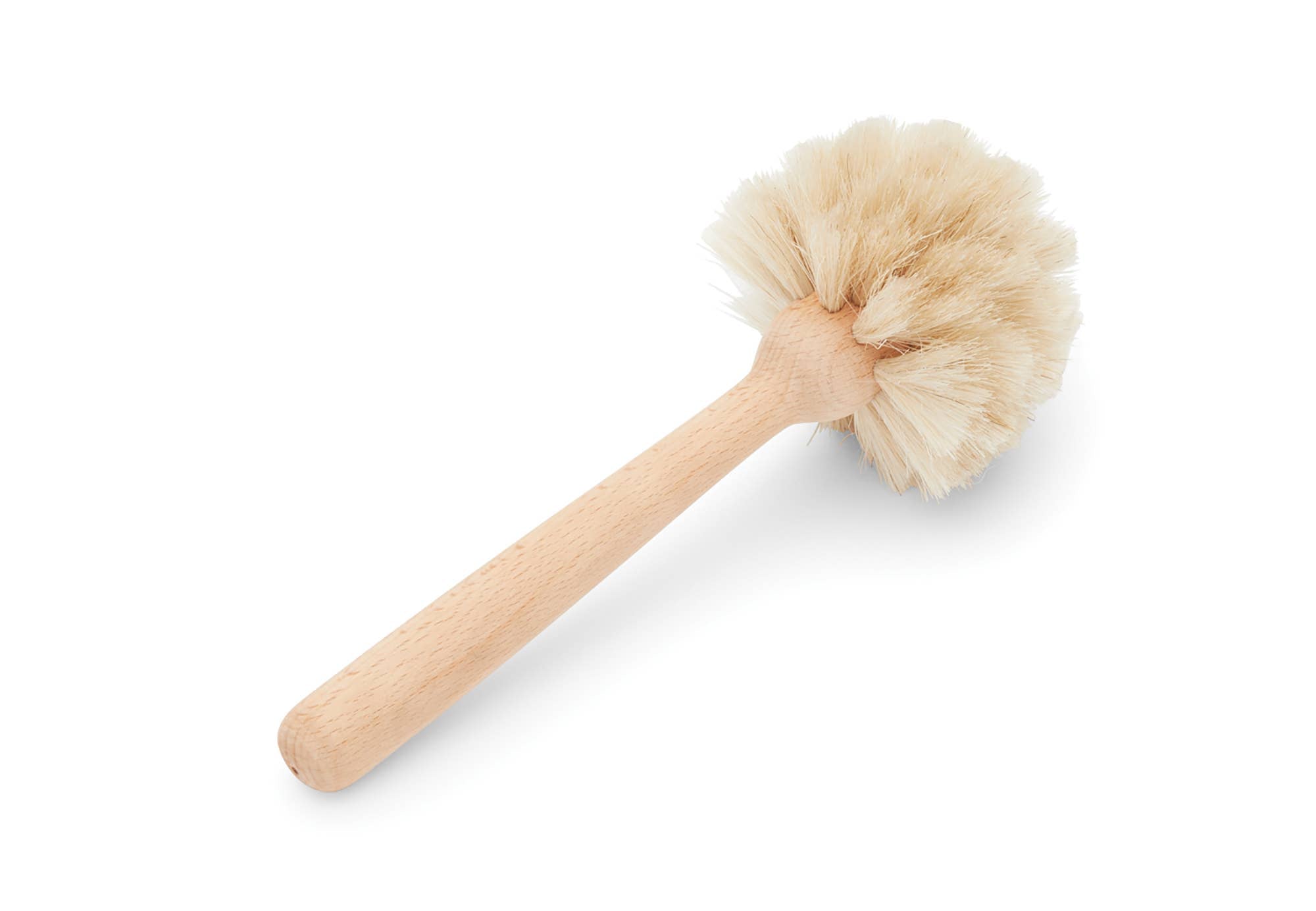 Fox Run Natural Horse Hair Dish Brush, 4" x 4" x 10"