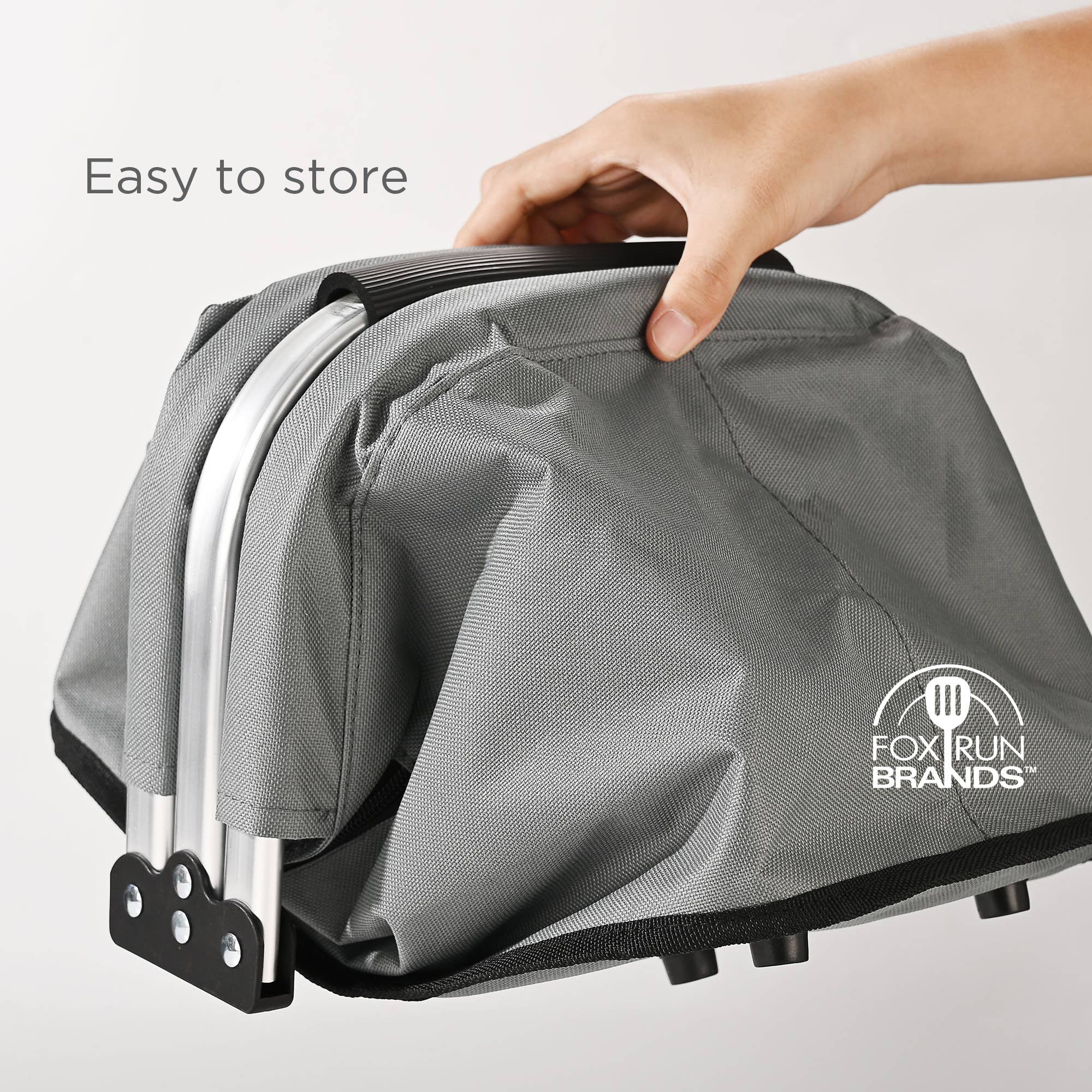 Fox Run Collapsible Shopping Basket, 17" x 10" x 9"