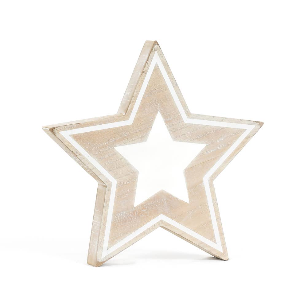 8 inch Wood Stars