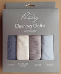 Mixed Microfiber Cleaning Cloths - Set of 4