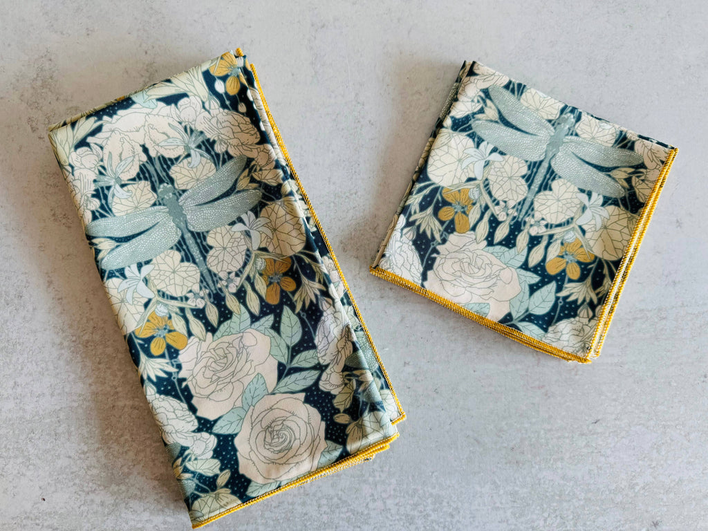 Dragonflies at Twilight Cloth Napkins, set of four