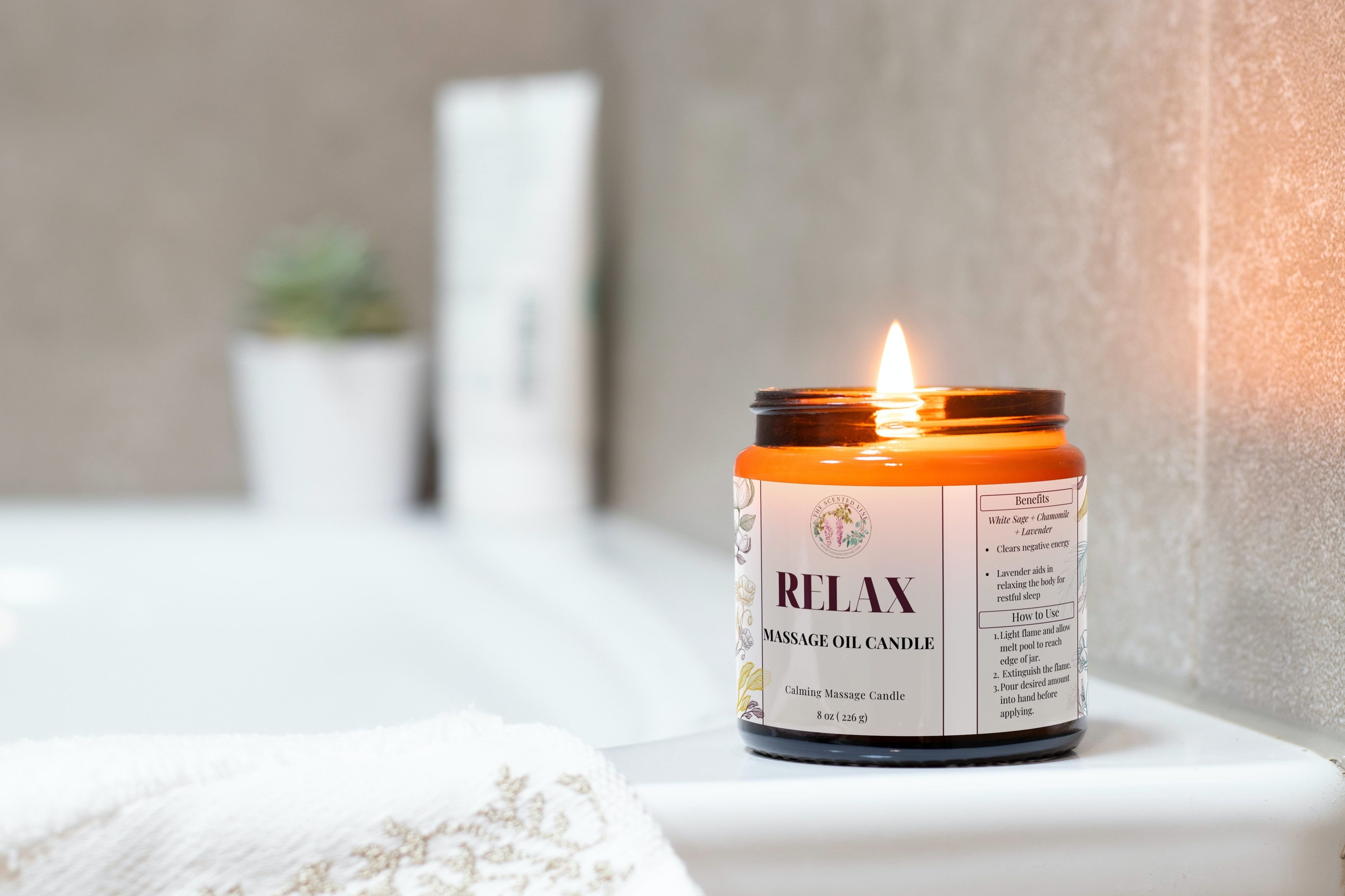 Massage Oil Candle