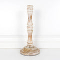 14” Mango Wood Candlestick