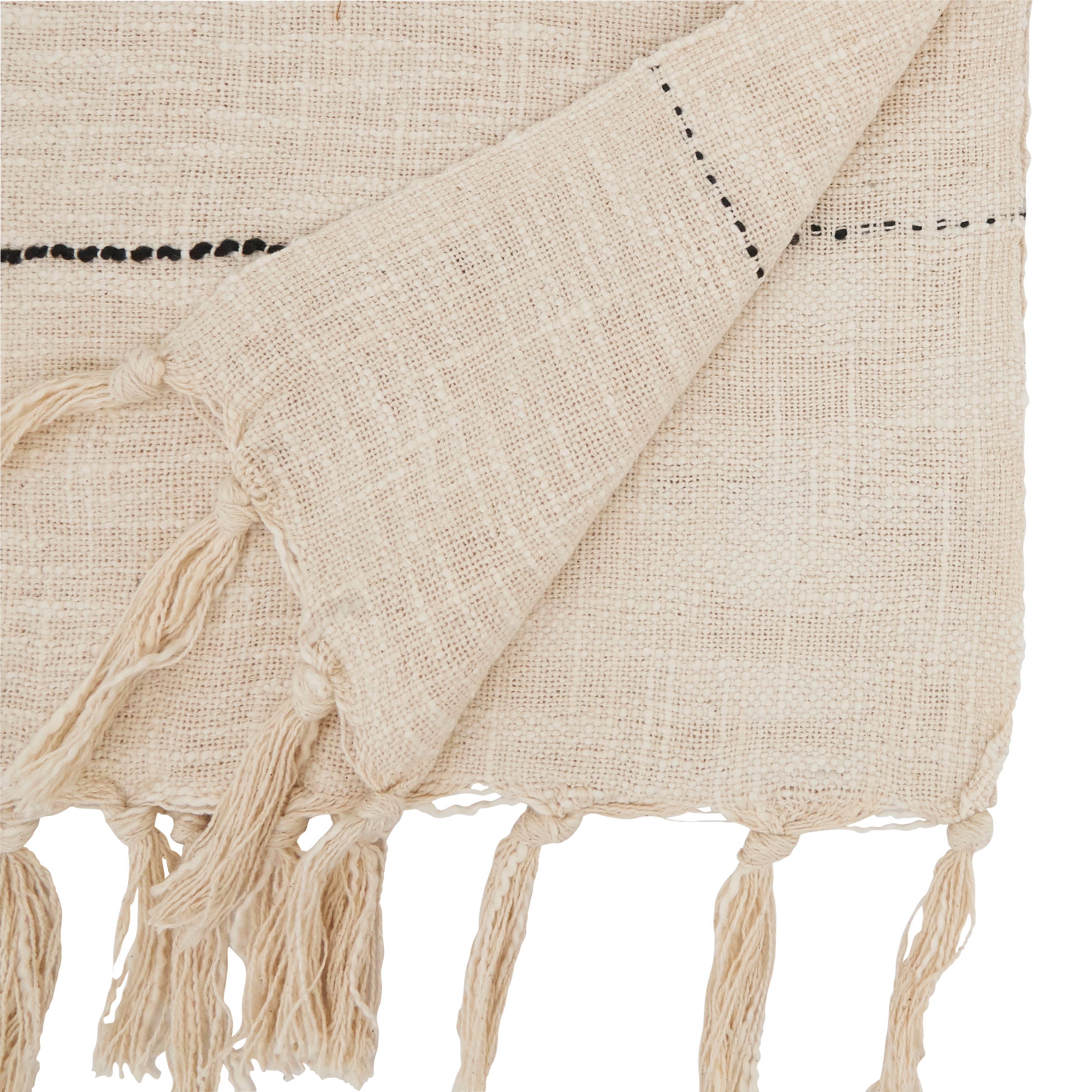 Boho Chic Stripe Woven Table Runner