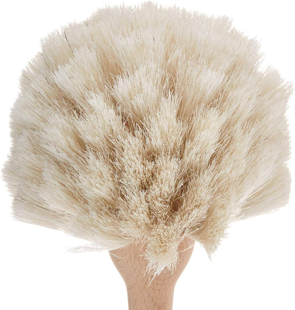 Fox Run Natural Horse Hair Dish Brush, 4" x 4" x 10"