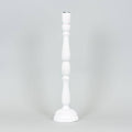 18 1/2” White Wood Candlestick