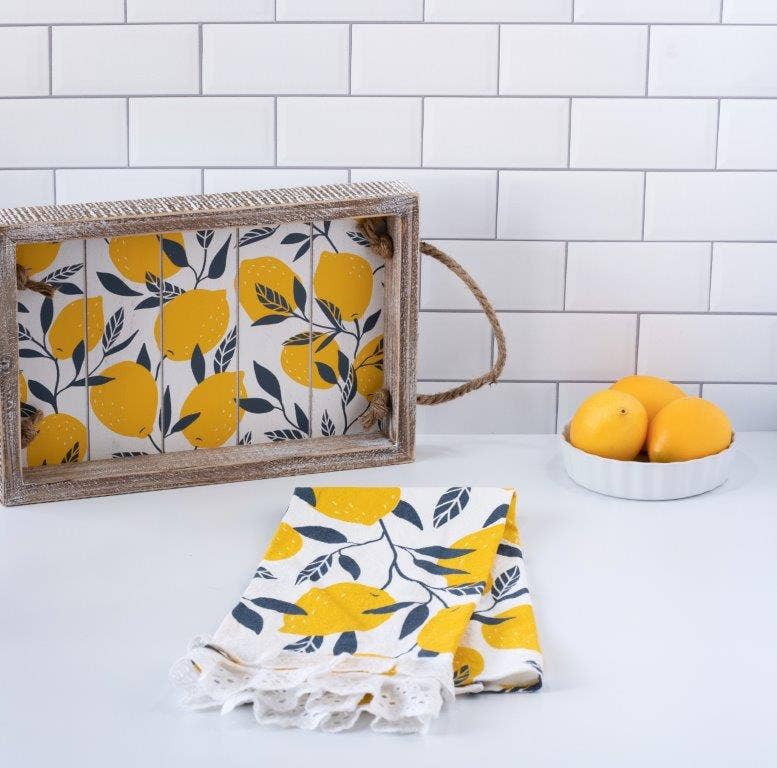 Summer Lemon Tea Towel