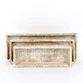 Set of 3 Mango Wood Nested Trays