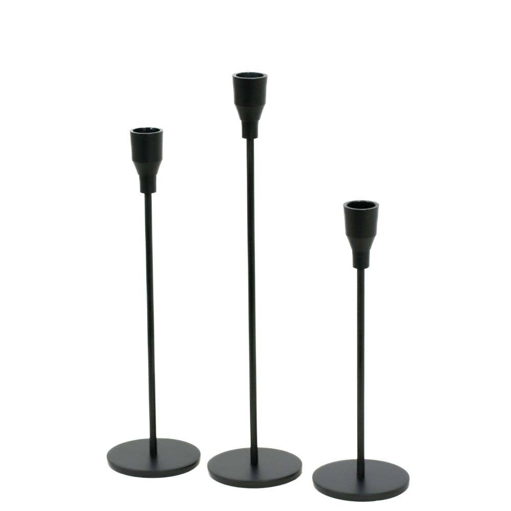 14,12,10" Iron Candle Holders