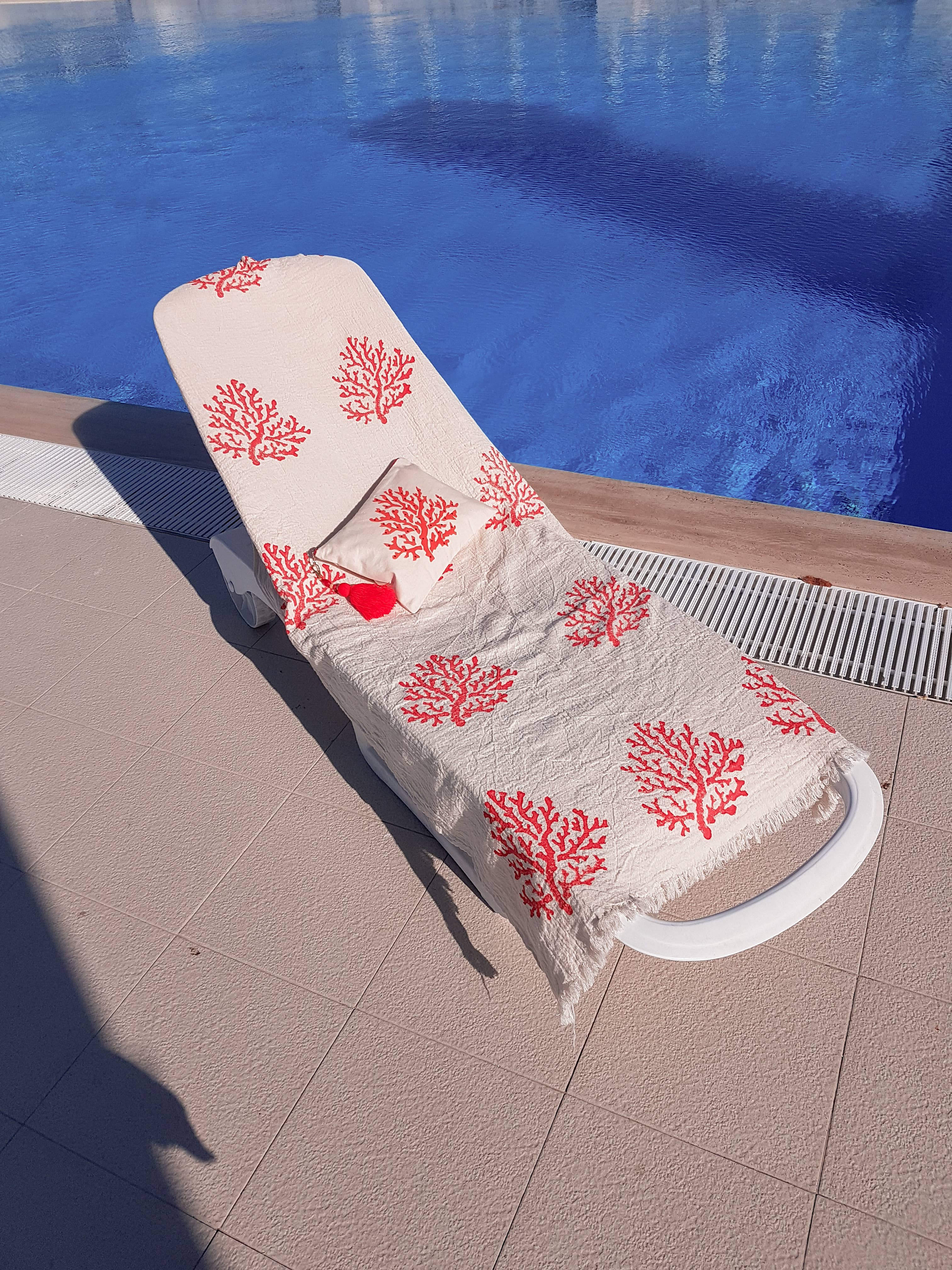 Coral Reef Turkish Beach Towel
