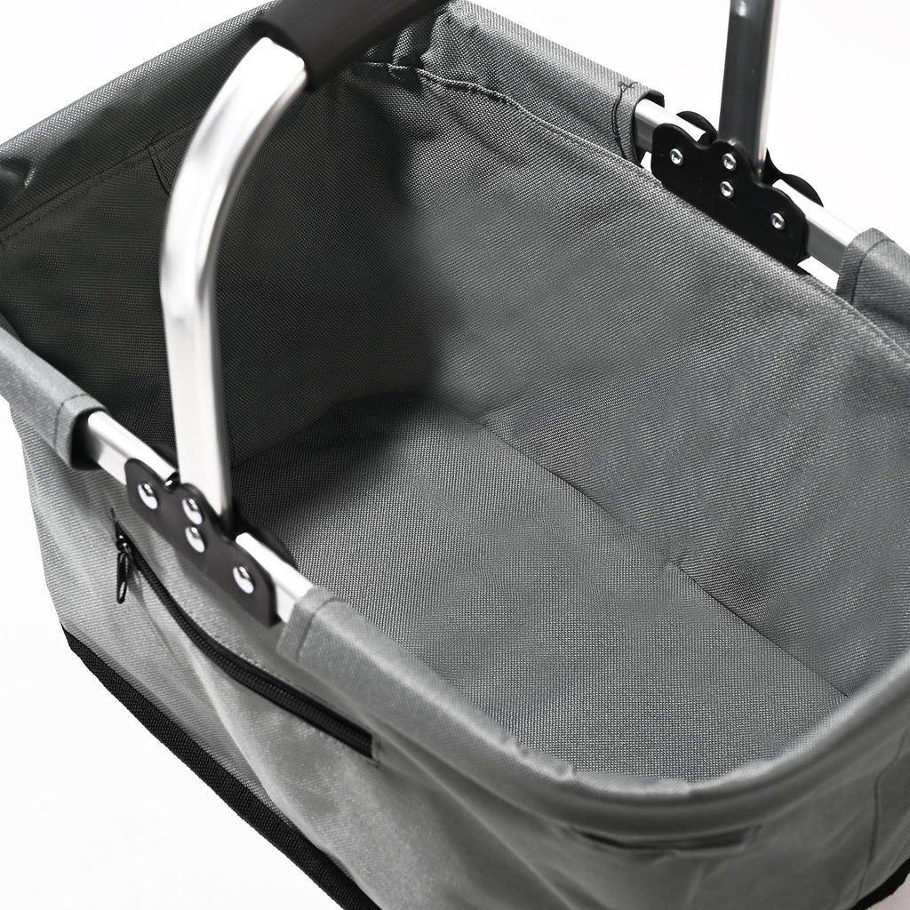 Fox Run Collapsible Shopping Basket, 17" x 10" x 9"