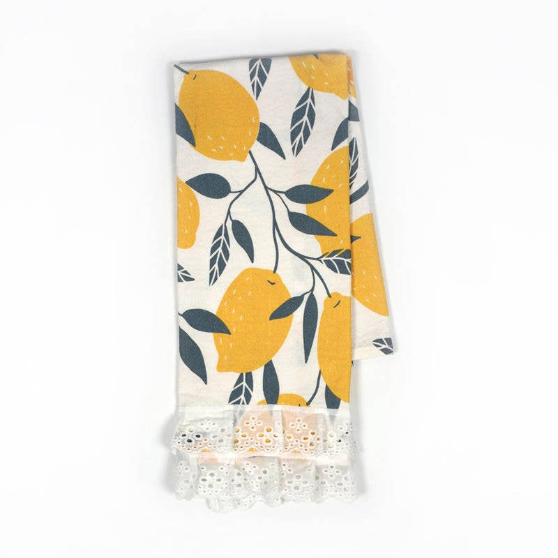Summer Lemon Tea Towel