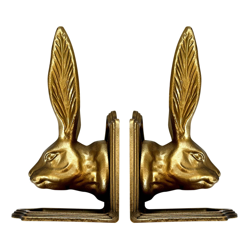Fox Run Rabbit Decorative Bookend Set, 4.7" x 4" x 8.6"