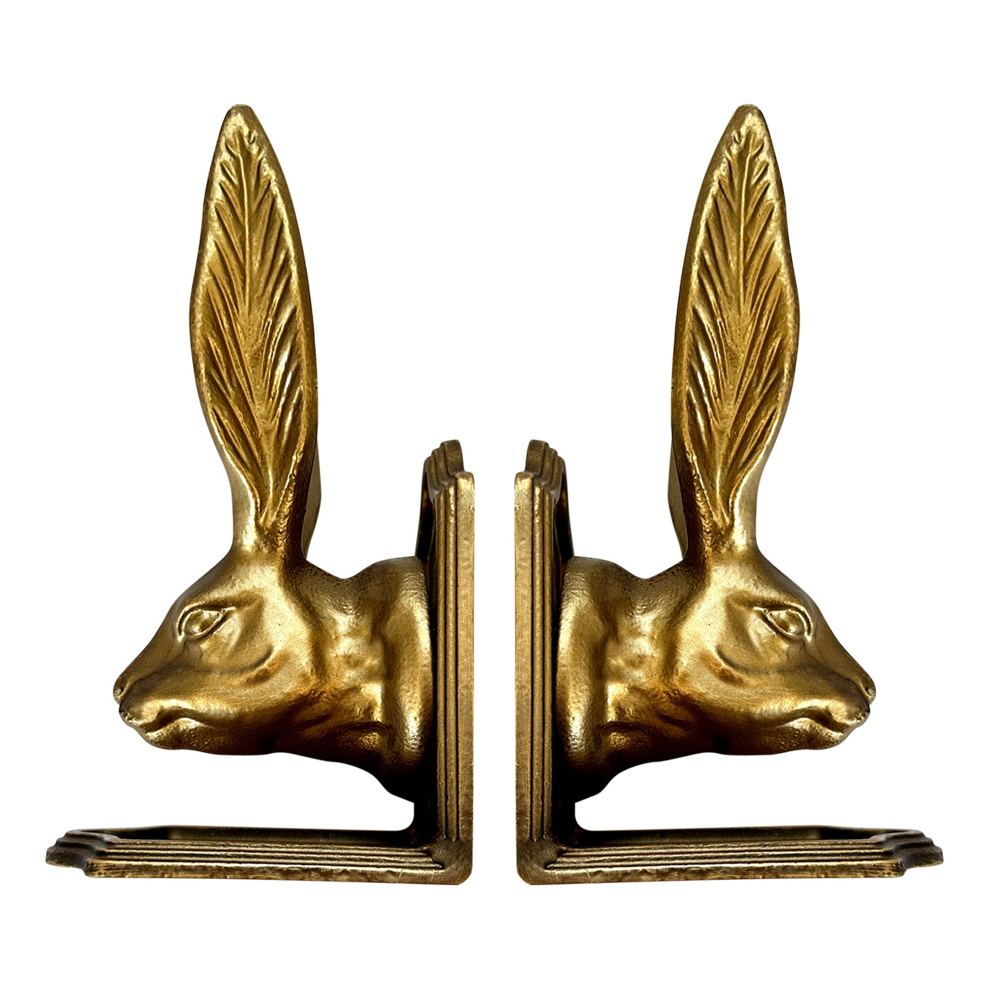Fox Run Rabbit Decorative Bookend Set, 4.7" x 4" x 8.6"