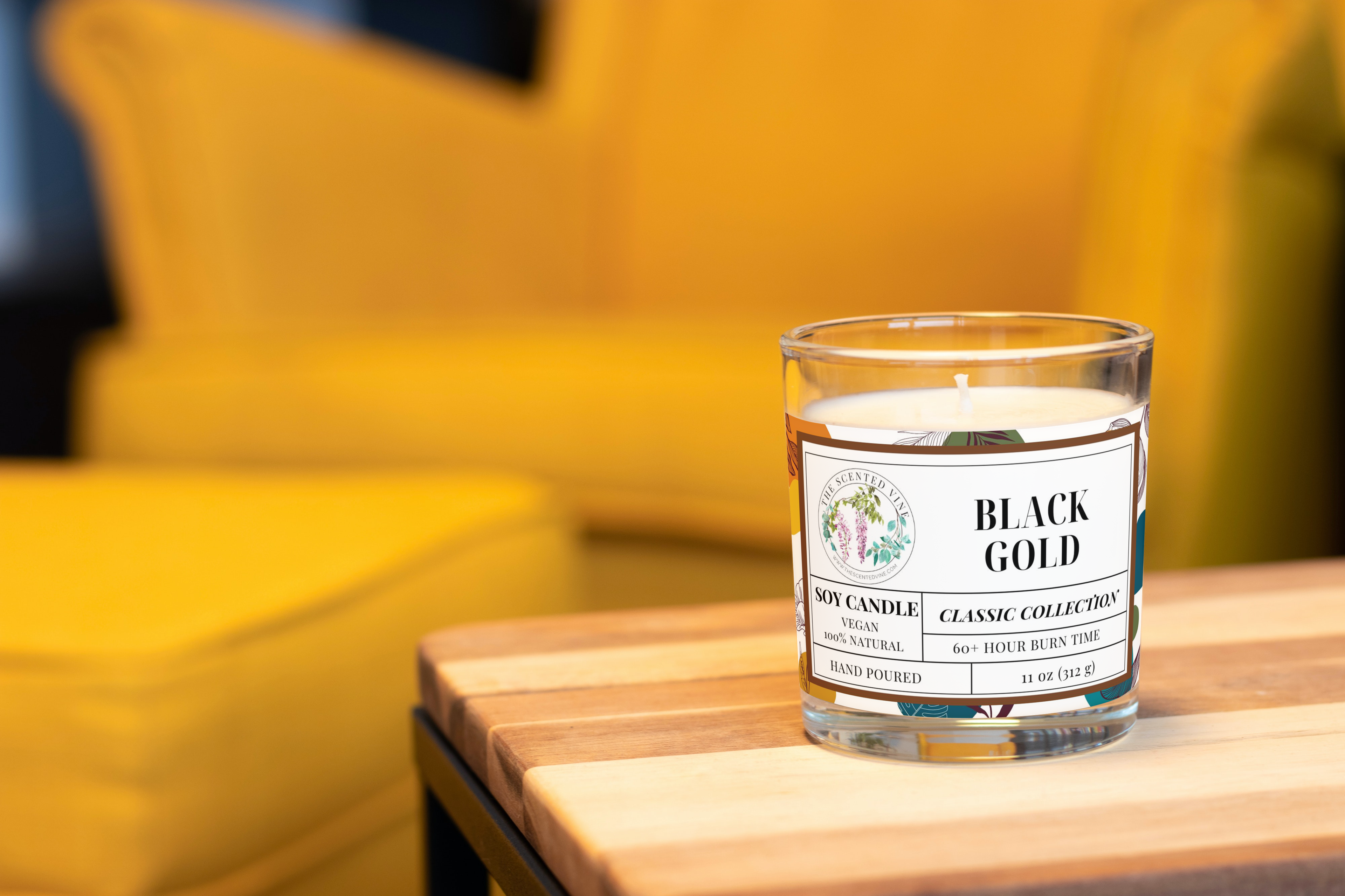 Black Gold Candle