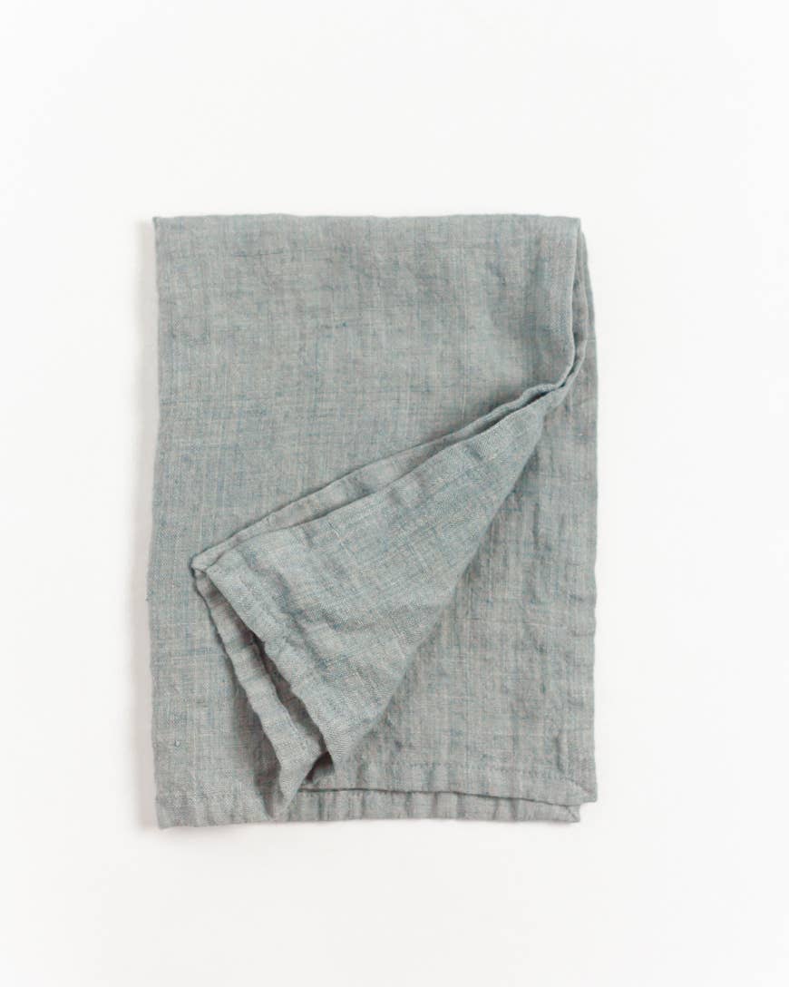 Stone Washed Linen Tea Towel