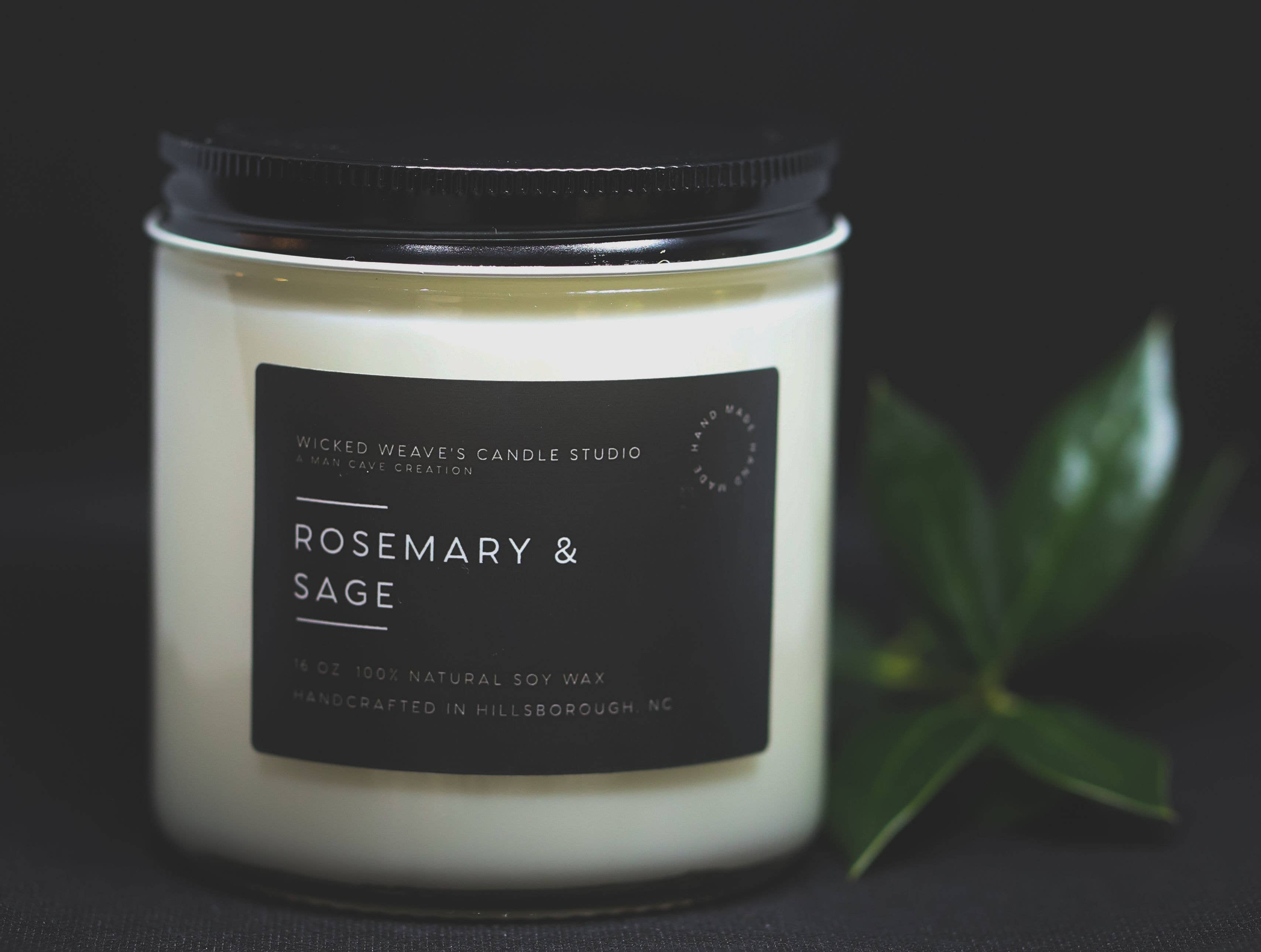 Rosemary & Sage Soy Wax Candle