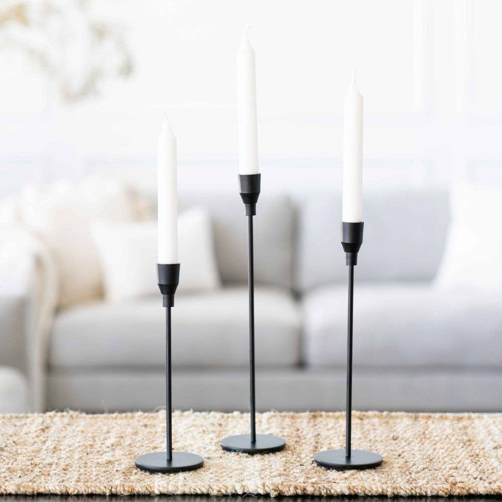 14,12,10" Iron Candle Holders