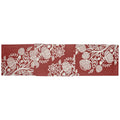 72" Francis Brick Cotton Table Runner Fall