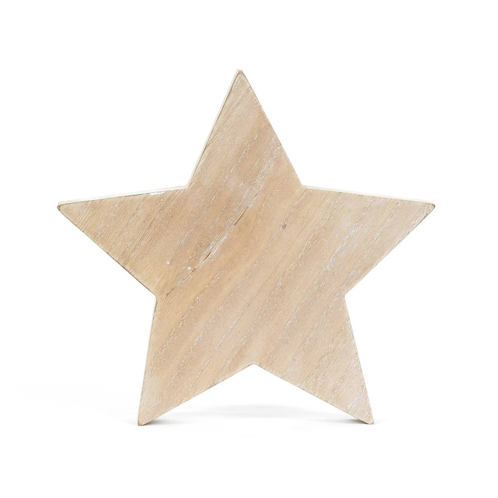 8 inch Wood Stars